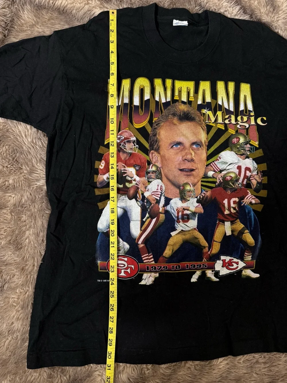 San Francisco 49ers Joe Montana Graphic Tee - Montana Magic